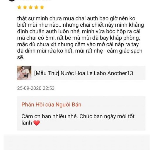 [MRS.SCENT] Nước Hoa Le Labo Another 13, nước hoa cao cấp chính hãng - mùi trong veo, thanh sạch, thoắt ẩn thoắt hiện