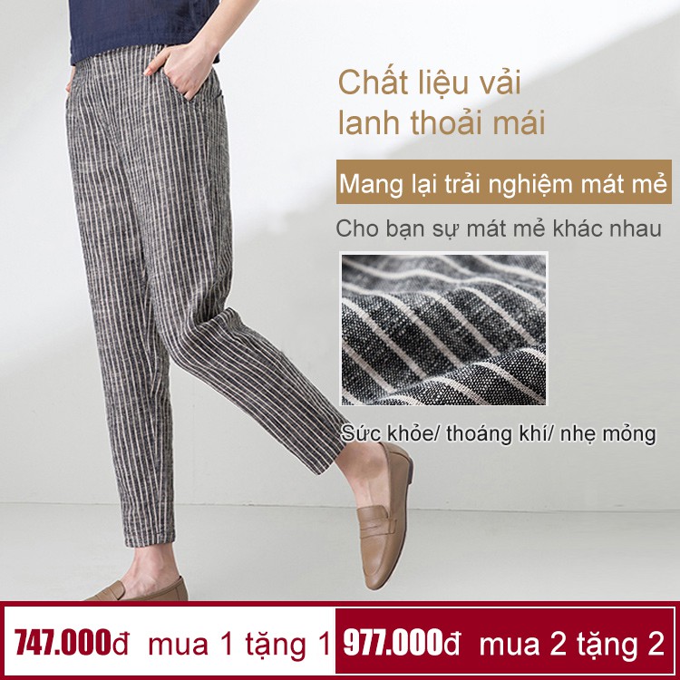 Quần Dài Lưng Cao Ống Rộng Thời Trang Cho Nữ