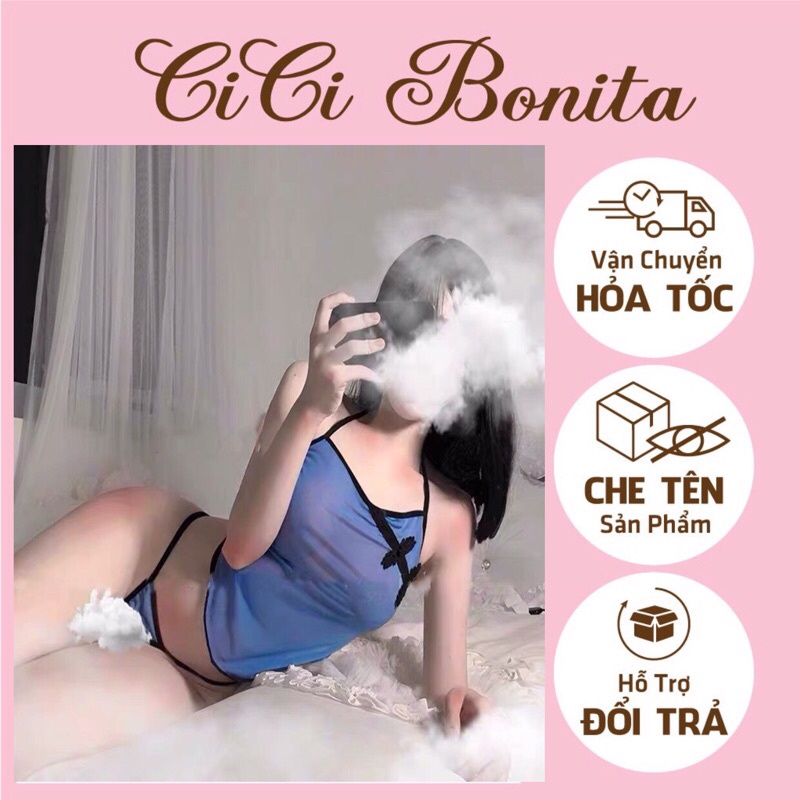 Set yếm/ Váy ngủ cosplay thôn nữ sexy cổ trang Trung Quốc CL27 CICI BONITA - Ship hỏa tốc HCM
