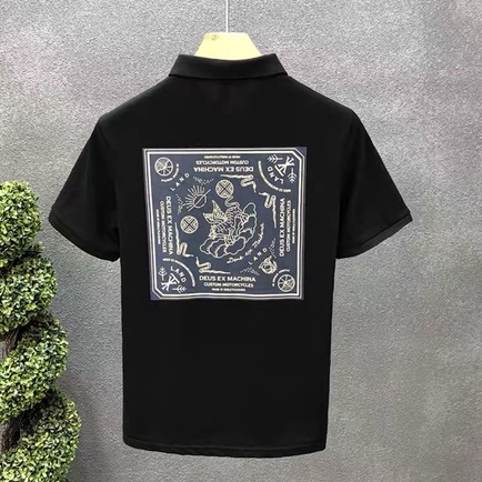 Áo thun nam có cổ tay ngắn King168, áo polo nam cổ bẻ thấm hút mồ hôi cao cấp T1
