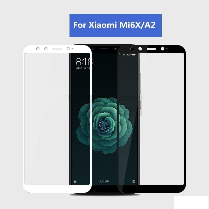 Kính cường lực Xiaomi Mi 6X / Mi A2 - độ cứng 9H, keo toàn màn hình