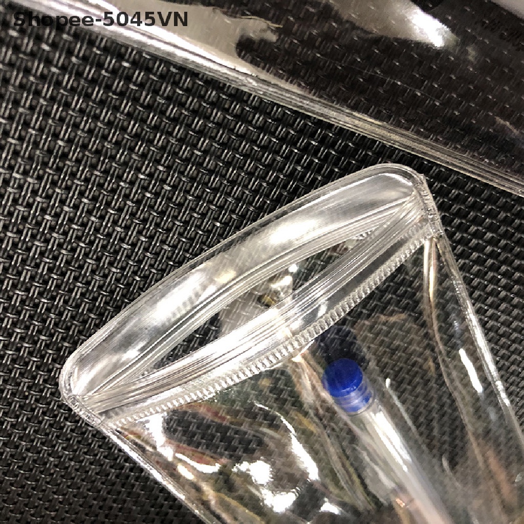 Bộ 11 Túi Đựng Đồng Hồ / Trang Sức Bằng Nhựa PVC Chống Bụi Có Khóa Kéo Tiện Lợi