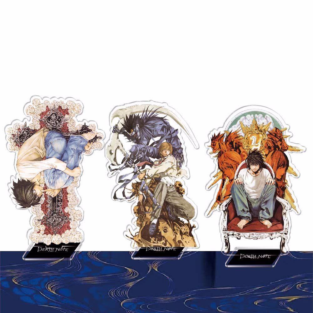 DARNELL Death Note Anime Figure Decoration Action Figure Acrylic Stand Yagami Light Japanese Anime Desktop Standing Card