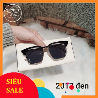 Kính mát nữ nửa mắt gọng hợp kim 2017