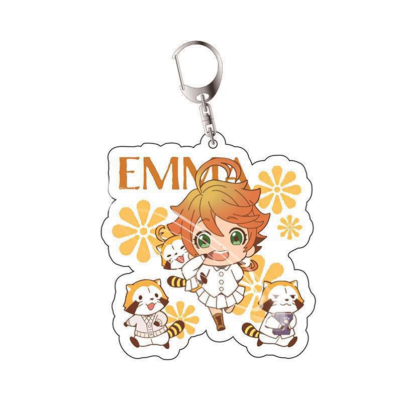 Móc Khóa Hình Nhân Vật Hoạt Hình Yakusoku No Neverland