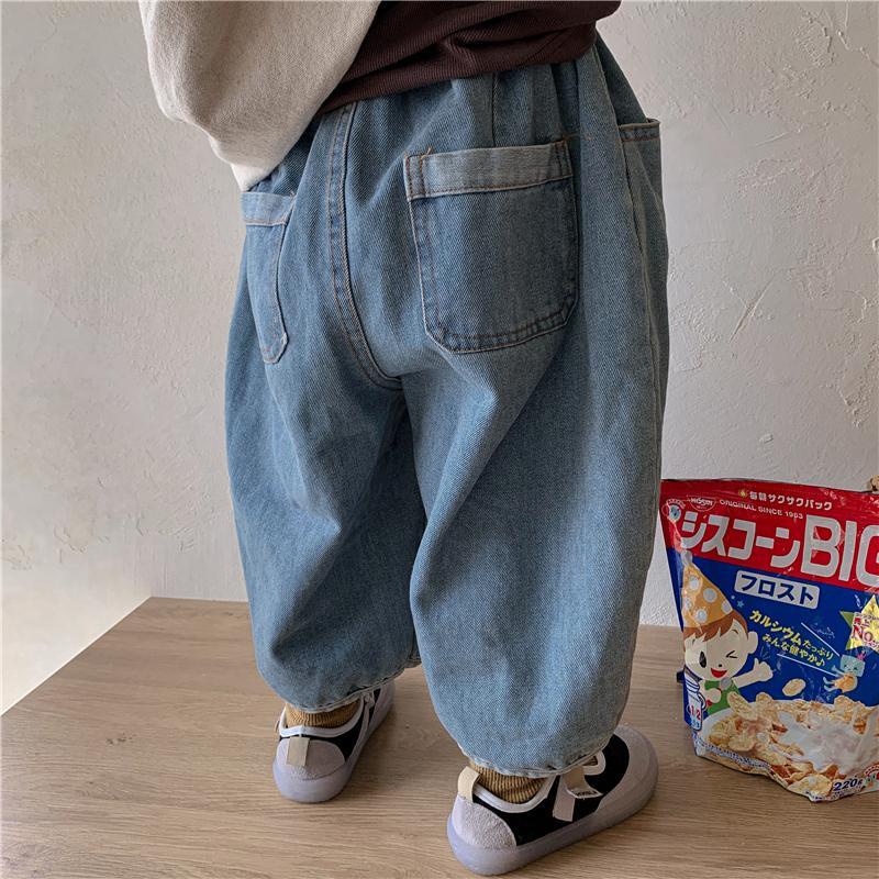 [Babycat Hàng Có Sẵn Bán Chạy Quần Short Vải Cotton Denim Màu Trơn Phong Cách Nhật Bản Hàn Quốc Thời Trang Mùa Thu Mới Cho Bé Trai 21 Tuổi