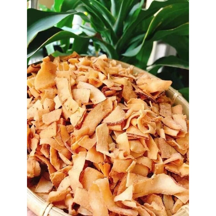 Dừa khô sấy giòn Túi 500gr