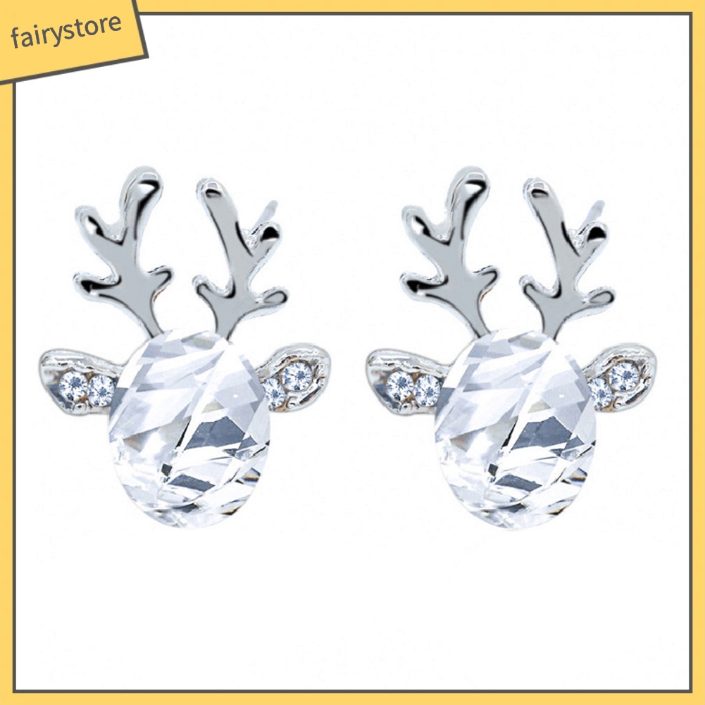 Hoa Tai Mặt Hình Gạc Hươu 3d Cho Nữ