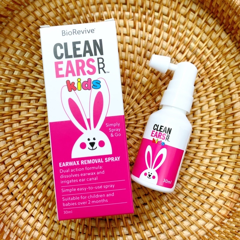 Xịt tan ráy tai Cleanears kids