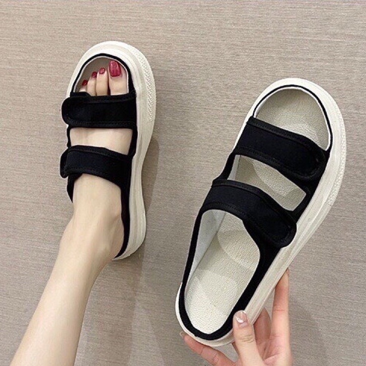 Dép Nữ 2 Quai Ngang Phong Cách Hàn Quốc Hàng Chuẩn fom Việt Size 35 - 39