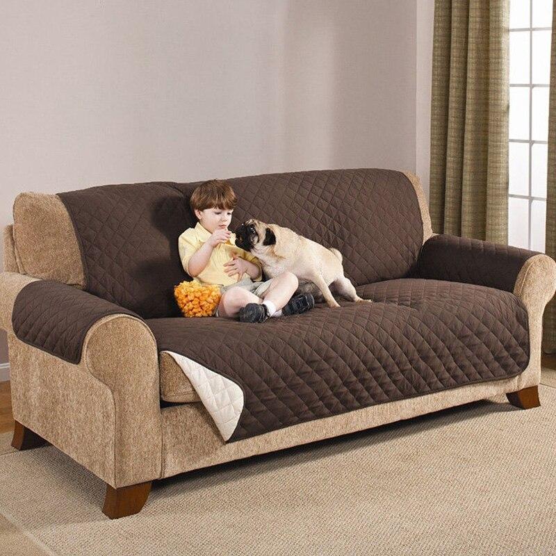 BZ7004 Ghế sofa bọc nệm không thấm nước cho chó con Ghế chống trượt Trẻ em Bọc ghế bành Bảo vệ đồ nội thất 1/2/3 chỗ