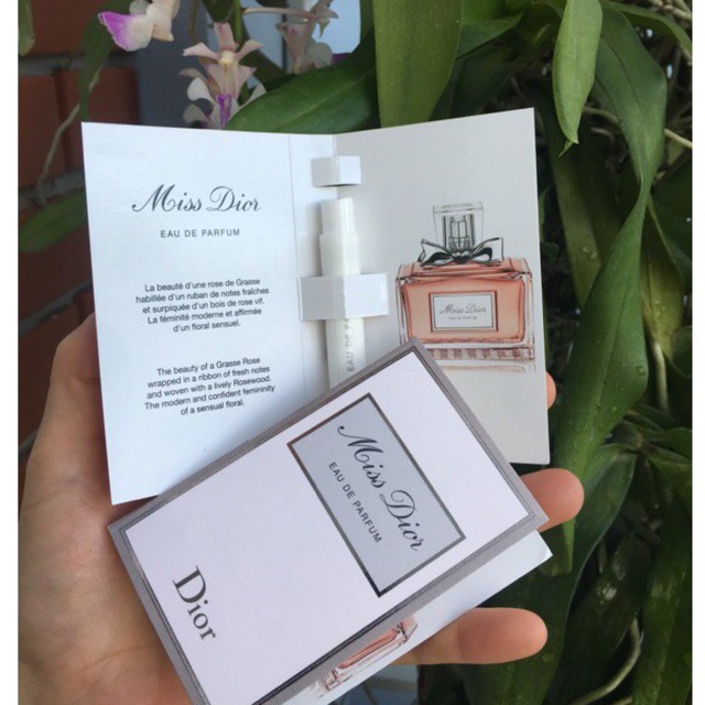 Vial mẫu thử nước hoa Dior