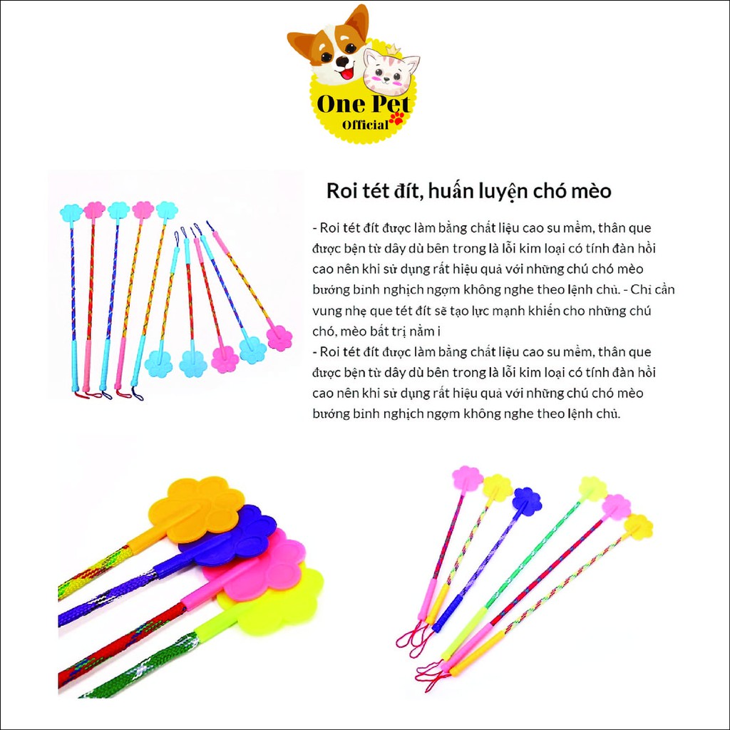 [Mã PET50K giảm Giảm 10% - Tối đa 50K đơn từ 250K] Cây huấn luyện thú cưng, Cây tét đít Chó - One Pet Shop