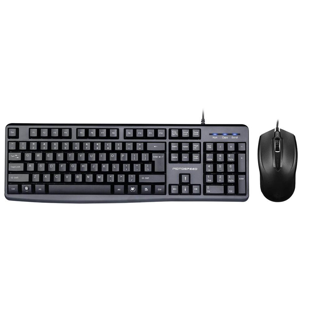 Combo Bàn Phím Chuột Có Dây Motospeed S102