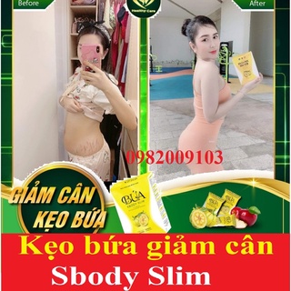 Kẹo bứa sbody slim giảm cân hộp 10 viên, viên kẹo hỗ trợ giảm cân nhanh an toàn không cần ăn kiêng (kẹo socola dứa vic)