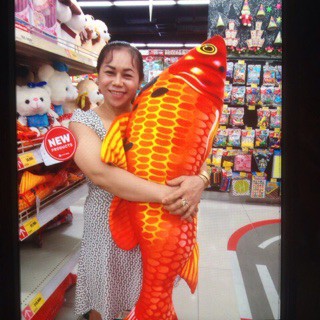 GỐI ÔM CÁ CHÉP SIZE LỚN 90CM
