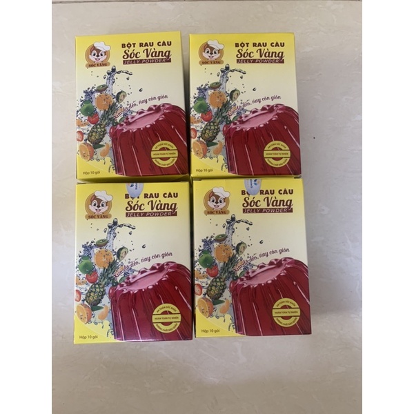 THẠCH RAU CÂU SÓC VÀNG  - Nguyên liệu làm thạch rau câu
