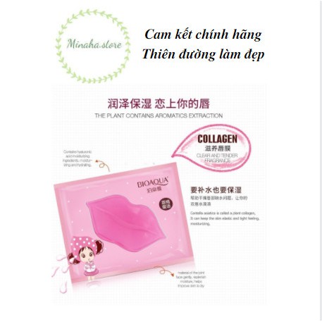 Nạ Môi Dưỡng Ẩm Bioaqua, Ủ Môi, Nạ Môi Làm Hồng Căng Bóng Môi | BigBuy360 - bigbuy360.vn