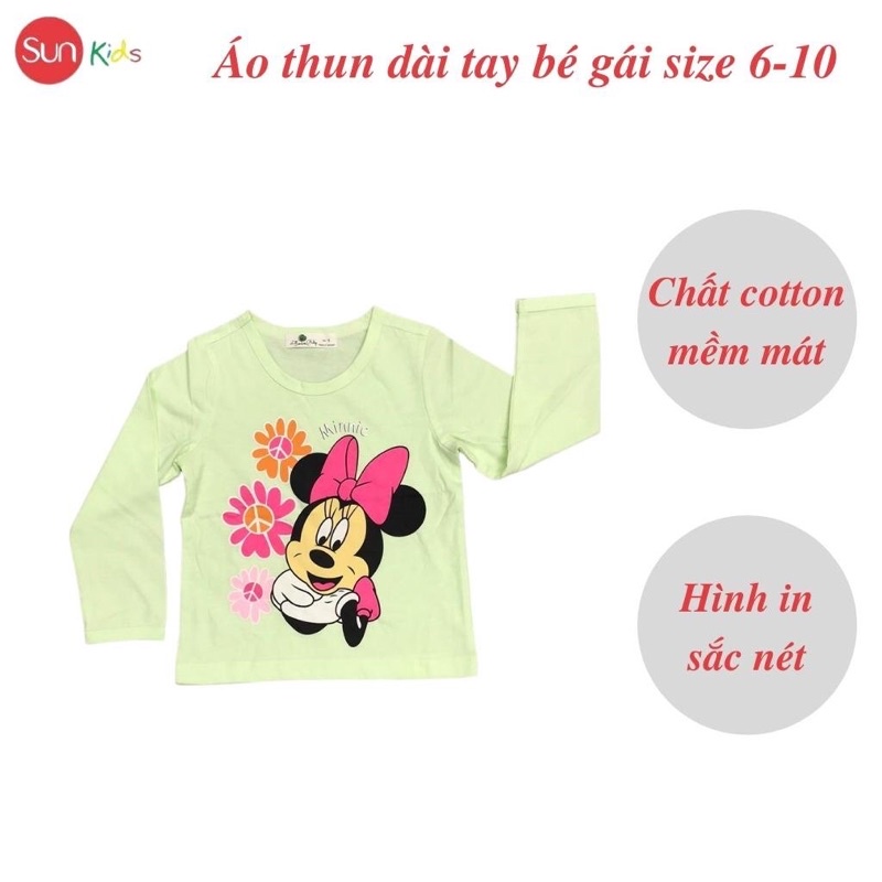 Áo dài cho bé gái, áo thu đông bé gái, áo thu đông cho bé, size 6-10 tuổi - SUNKIDS1