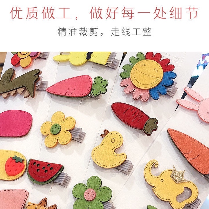 Kẹp Tóc Hình Chú Vịt Vàng Nhỏ Xinh Đáng Yêu Cho Bé Gái