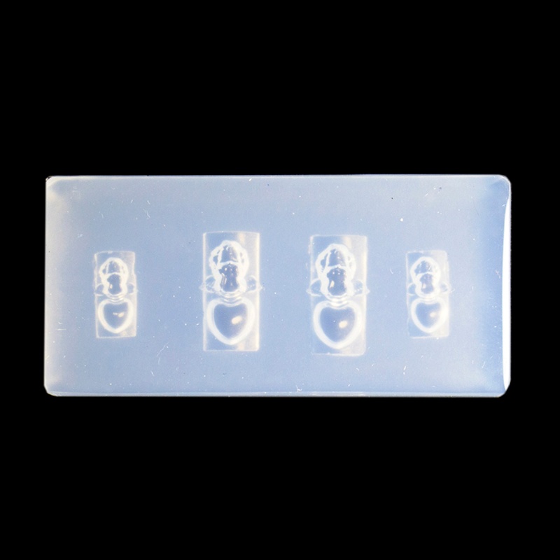 [Hàng mới về] Khuôn silicon đúc phụ kiện hình cánh thiên thần trang trí móng tay DIY