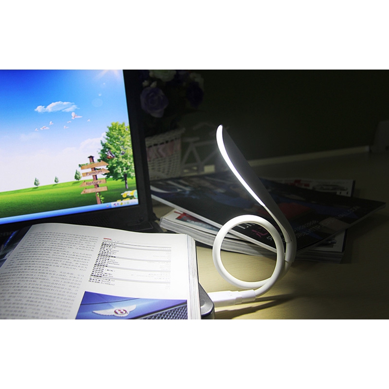 Đèn LED siêu sáng với đầu USB gắn laptop có thể uốn cong linh hoạt đầy tiện lợi