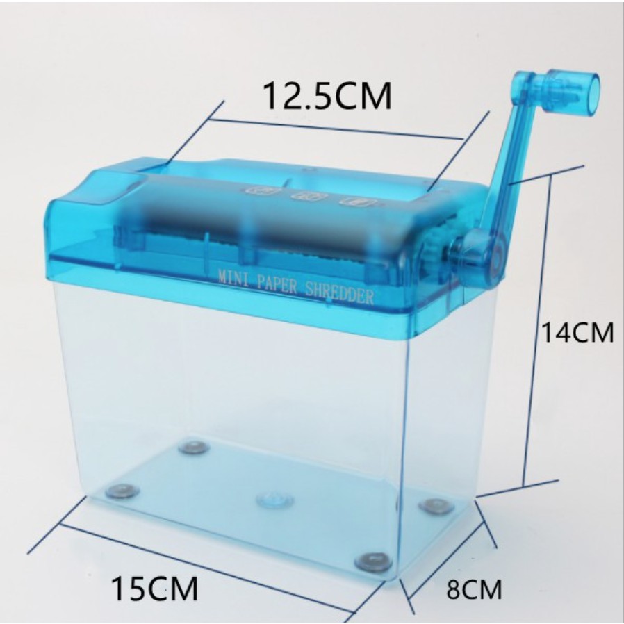 (có sẵn) Máy Cắt Vụn Hủy Giấy Mini, Máy Hủy Tài Liệu Bằng Tay Văn Phòng Gia Đình,Máy cắt giấy mini