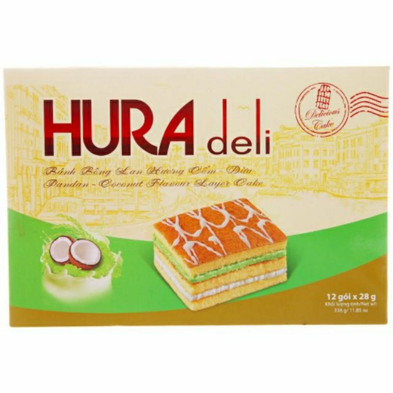 Bánh HURA  Đêli 168g