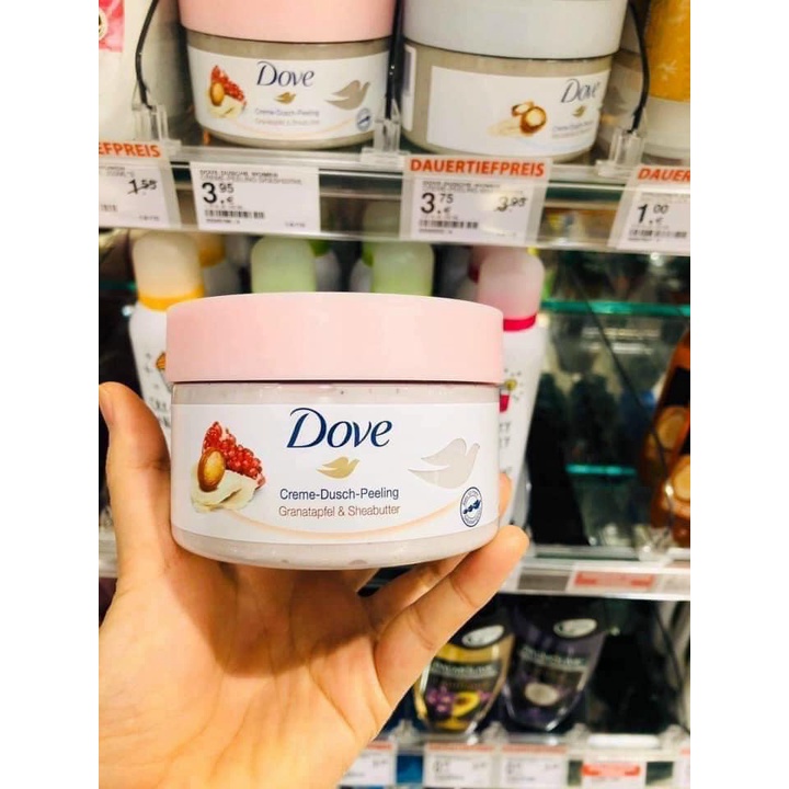 Tẩy da chết Dove Exfoliating Body Polish bản Đức