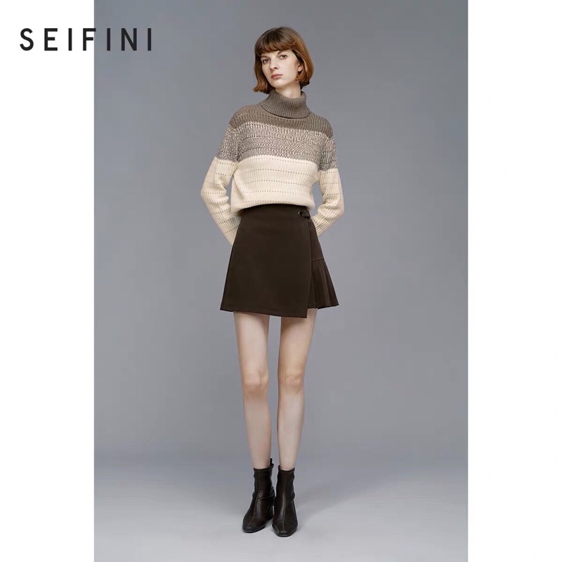 Áo len cổ lọ Seifini