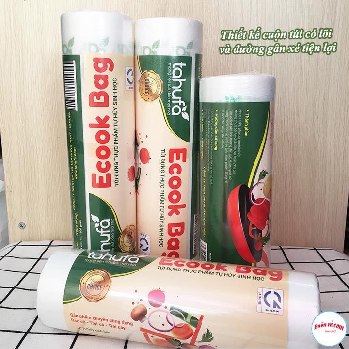 Cuộn Túi Đựng Thực Phẩm 500gr - Sinh Học Tự Hủy Ecook Bag 00468