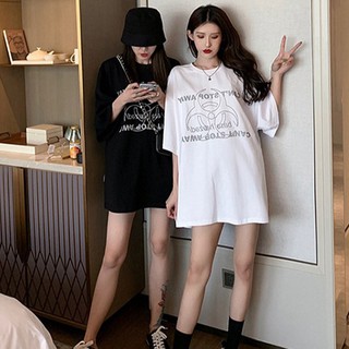 T-Shirt Neon Korean Style Tee Print