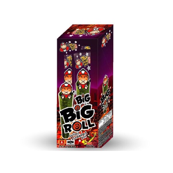 (5 vị) Rong biển Big Roll gói 3gr (Hộp 6 gói)