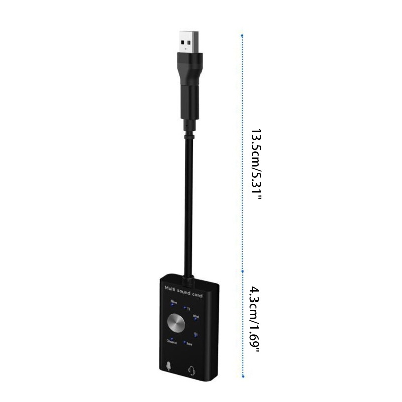 Thẻ Âm Thanh Nổi Với Giắc Cắm 3 5mm Chuyên Dụng Cho Micro