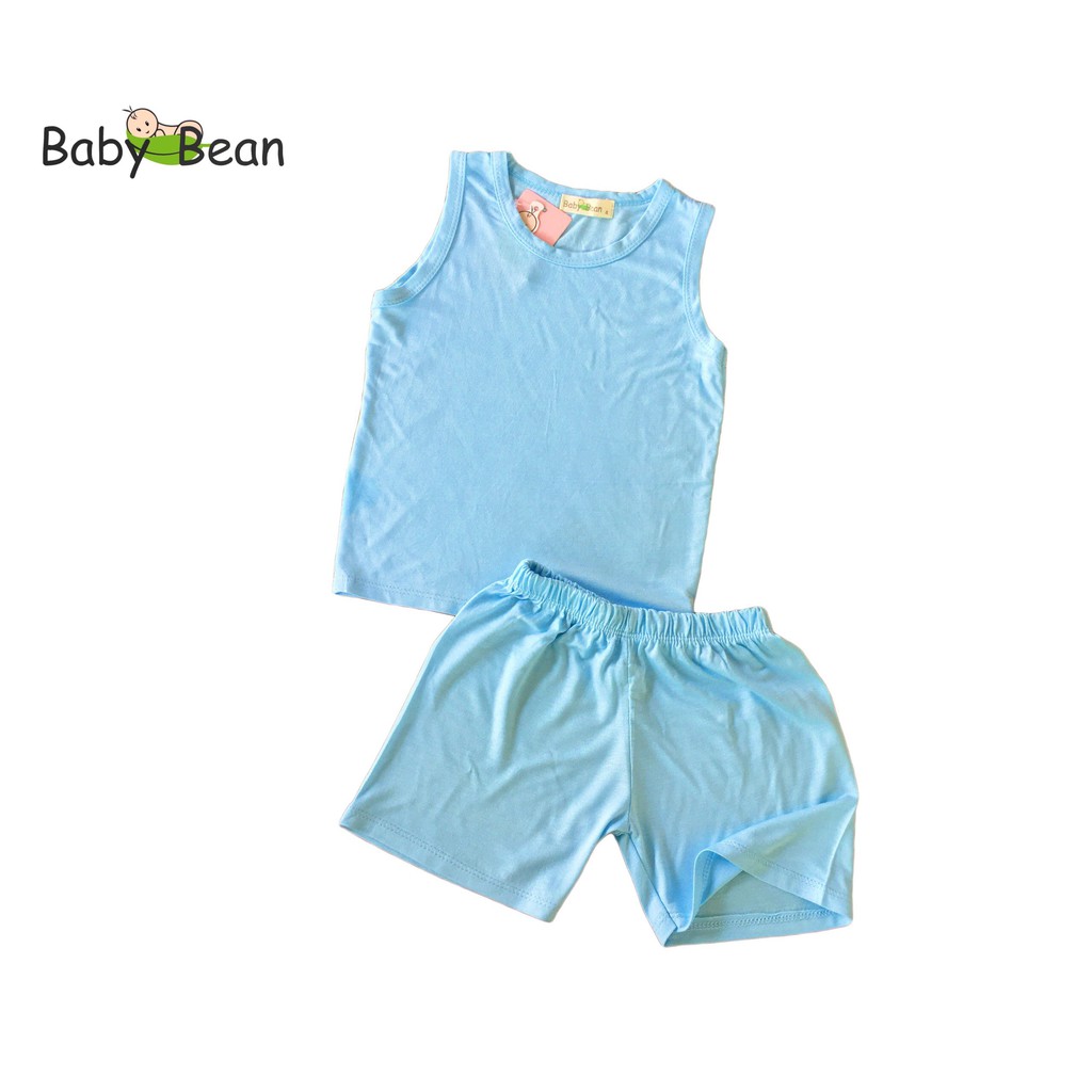 Đồ Bộ Thun Lạnh Sát Nách Bé Sơ Sinh Trai BabyBean MÃU NGẪU NHIÊN (7kg-13kg)