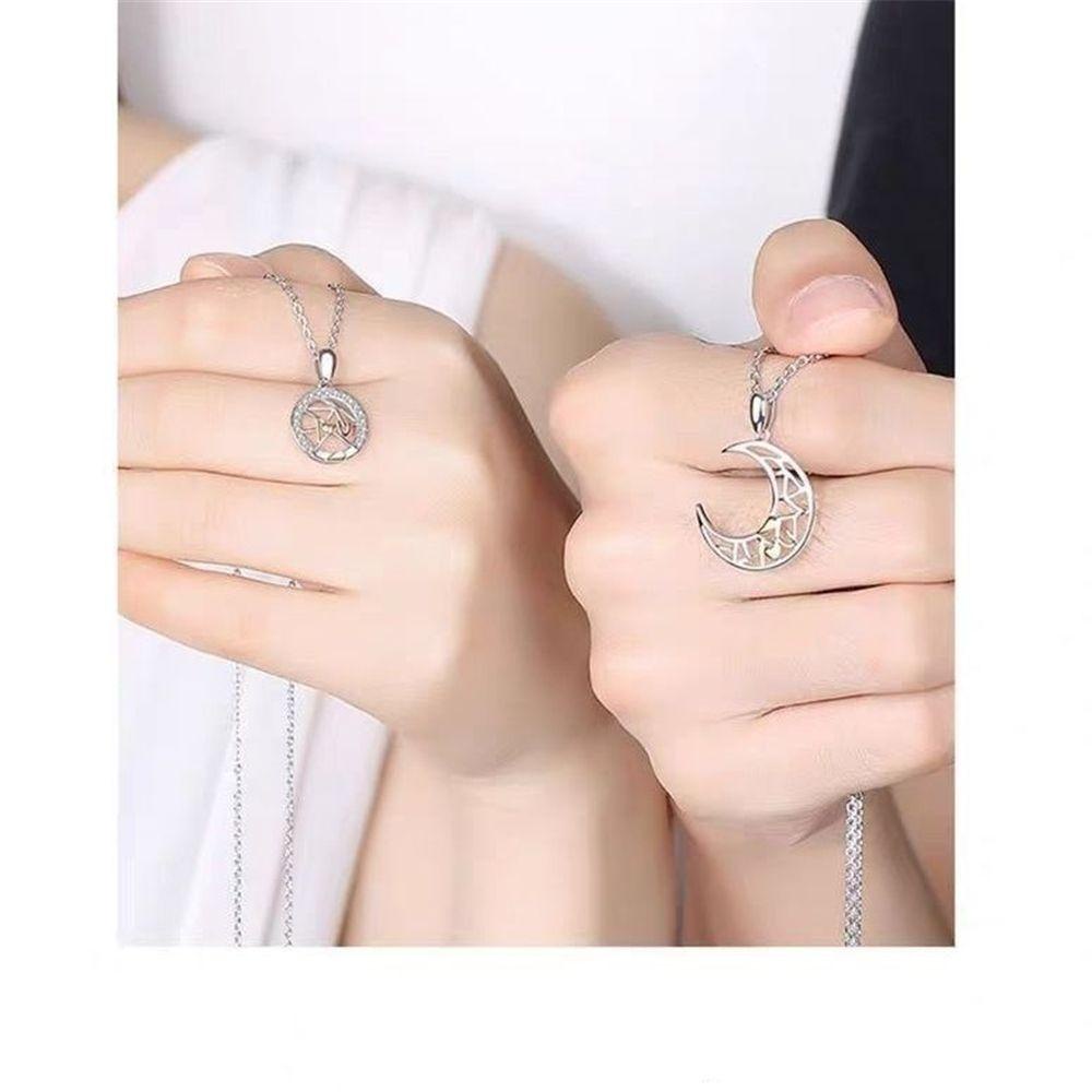 Vòng cổ Mặt Hình Mặt Trăng / Mặt Trời Thời Trang Cho Nam Nữ