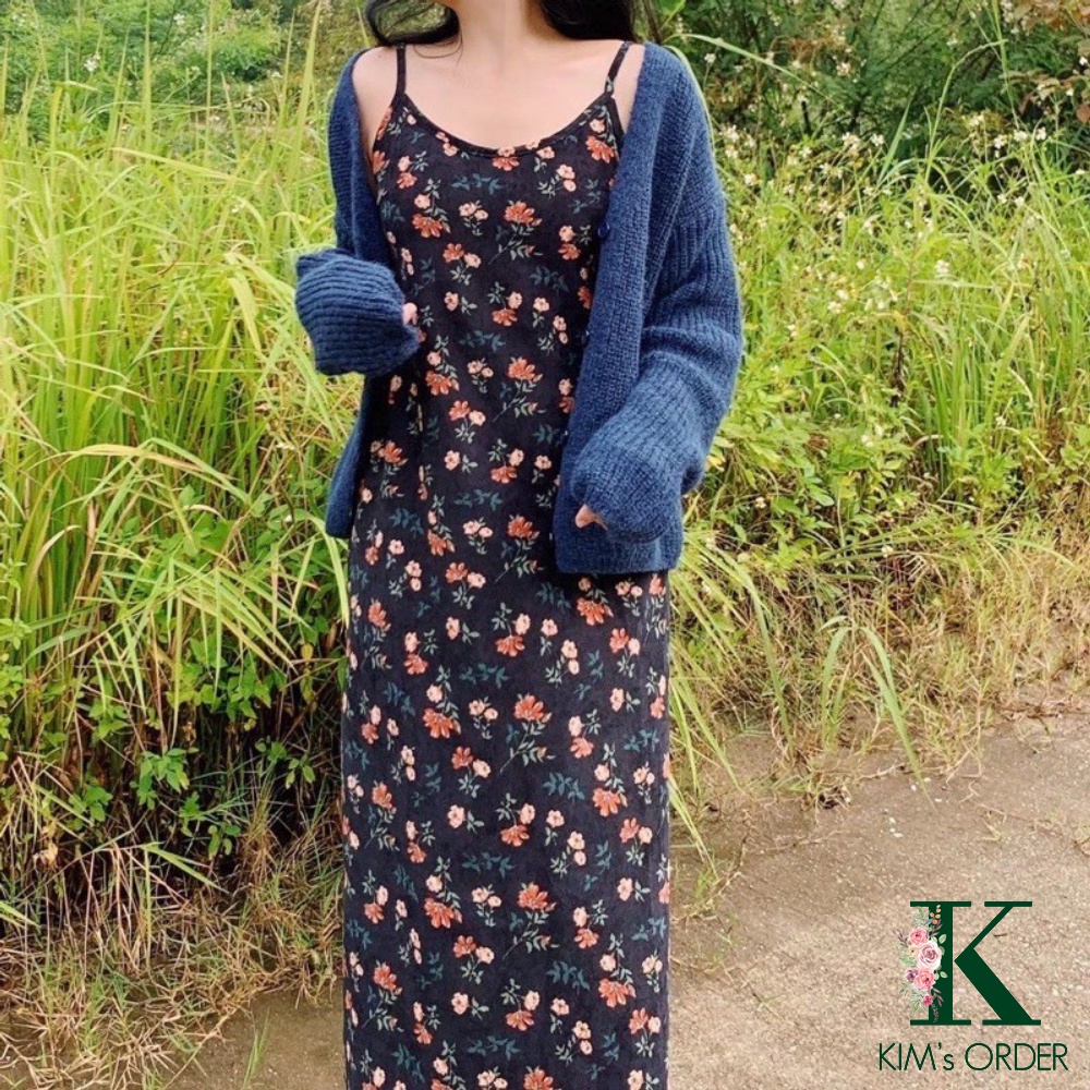 Váy hoa nhí tiểu thư chất đẹp loại 1