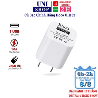 Củ sạc hoco uh102, sạc hoco iphone, samsung - chính hãng Bảo hành 12 tháng - Uni Shop