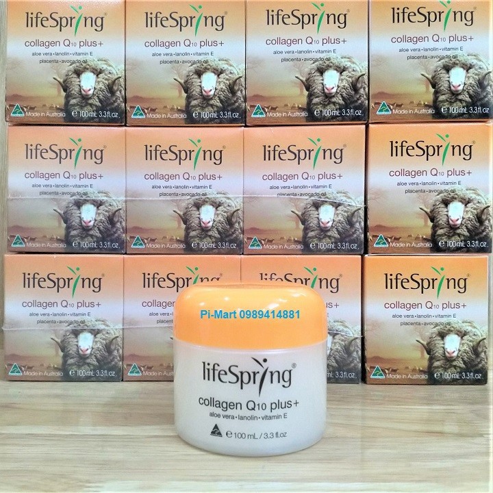 Kem nhau thai cừu LifeSpring Collagen Q10 Plus