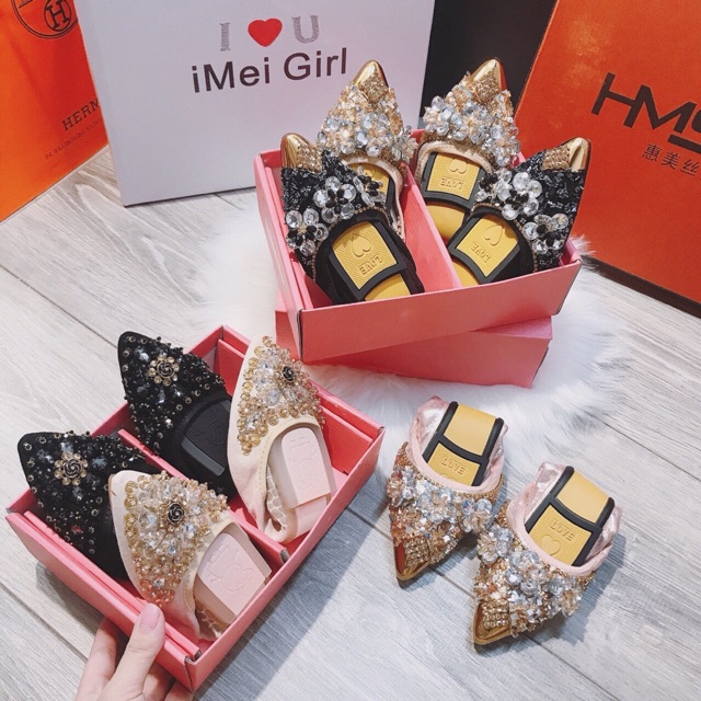 Giày bệt nữ thời trang, full box