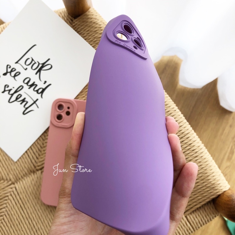 Ốp lưng silicon mịn lì bảo vệ camera