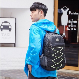 Balo du lịch nam chống nước, balo phượt vải sợi Polyester siêu nhẹ gấp gọn