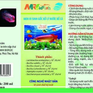 Combo Men vi sinh và vitamin cho hồ cá