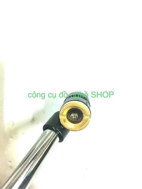 Đầu bơm hơi lốp xe máy, xe hơi ngắn dài 2 đầu