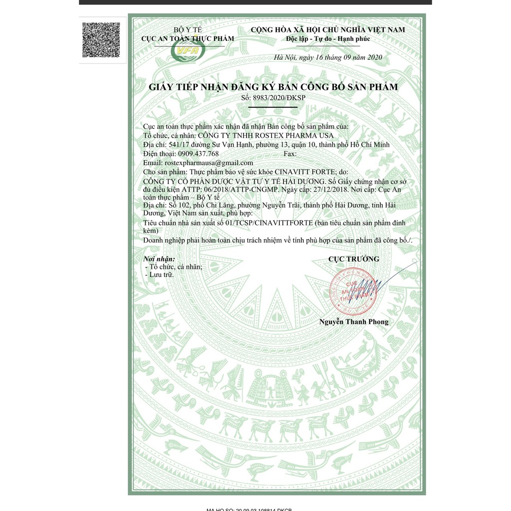 Cinavitt Forte viên uống hoạt huyết dưỡng não, Tăng cường lưu thông máu và bổ não