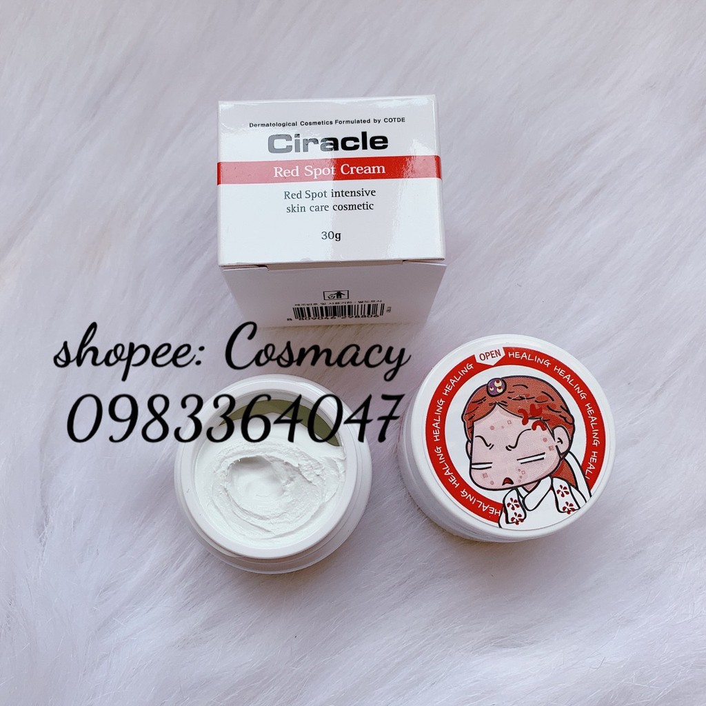 Kem Hỗ Trợ Giảm Mụn Ciracle Red Spot Cream 30g