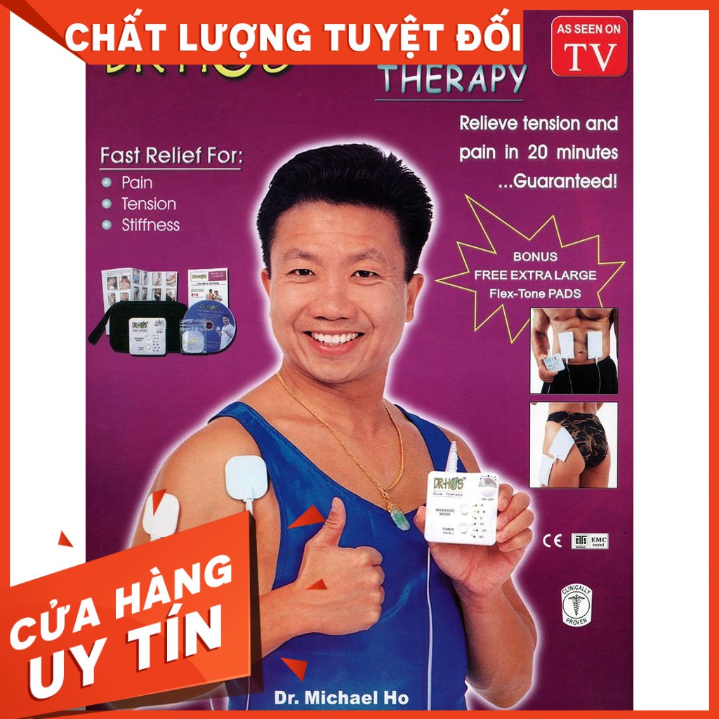 [ TBYT QUÂN Y  ]MÁY MASSAGE XUNG ĐIỆN Dr HO