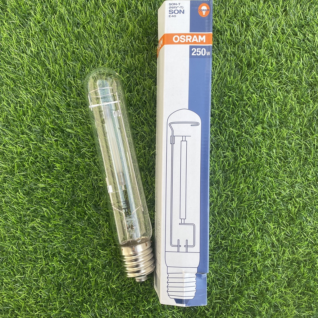 Bóng đèn cao áp SON-T 250W OSRAM đui E40 ánh sáng vàng - Hàng chính hãng