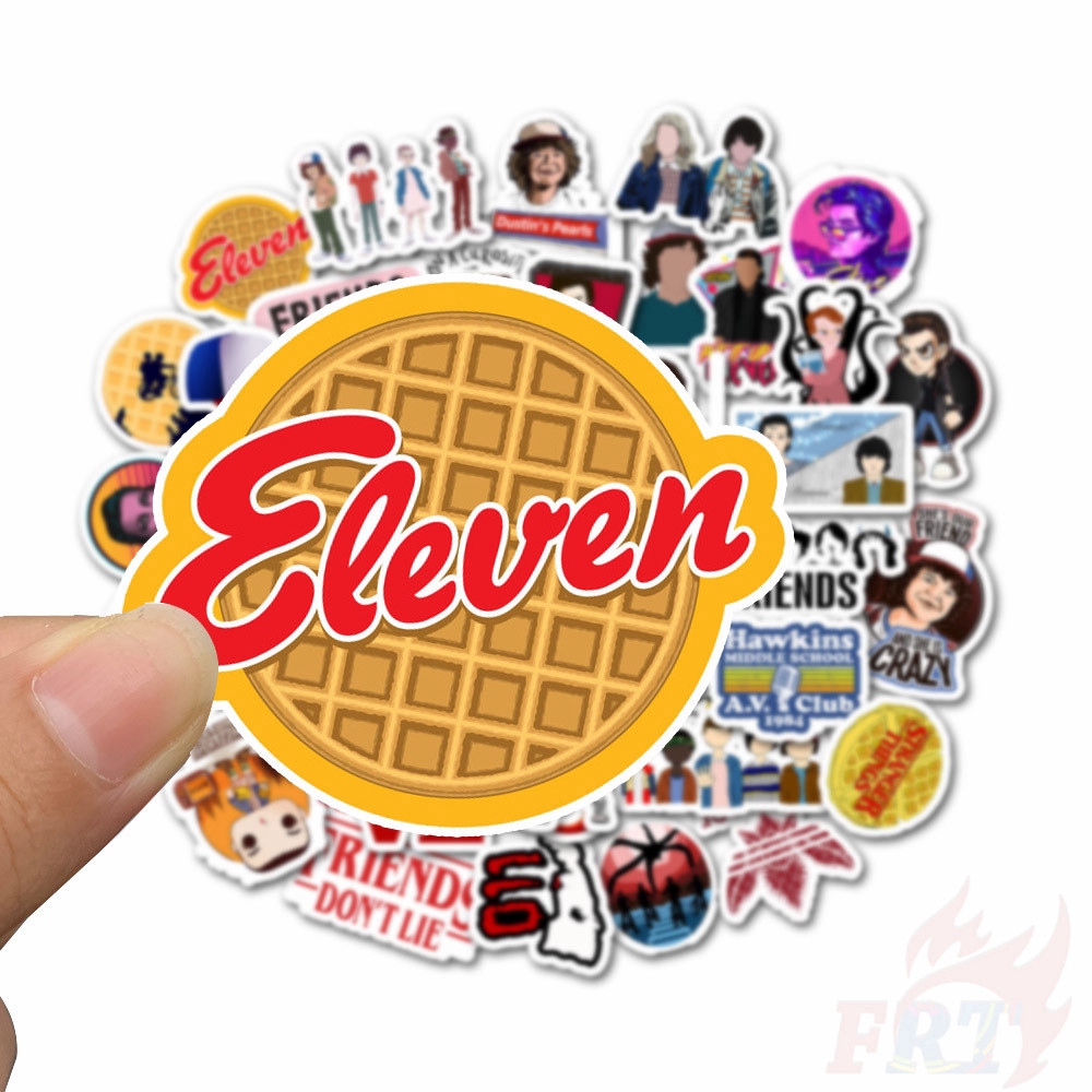 ❉ Stranger Things - Series 02 Netflix TV Shows Joyce Byers Eleven Mike Lucas Stickers ❉ 50Pcs/Set DIY Fashion Mixed Luggage Laptop Skateboard Doodle Decals Stickers