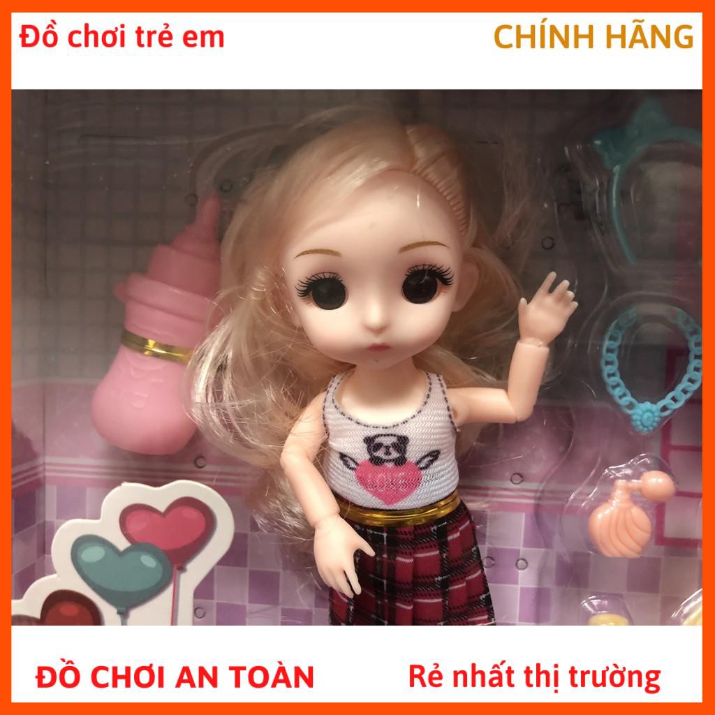 Đô chơi búp bê nga trọn bộ cho bé, búp bê bé gái xinh xắn trọn bộ